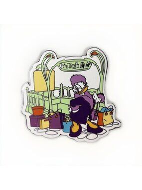 DISNEY Pin DAISY DUCK PARIS LANDMARK SERIES SUBWAY METROPOLITAN SHOPPING DLP